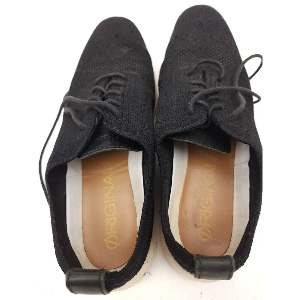 Cole Haan C27959 Grand OS Wingtip Men’s Size 8 M Oxfords Black Stitchlite